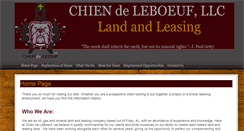 Desktop Screenshot of chiendeleboeuf.com